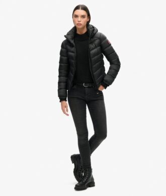 Hooded Fuji-Daunenjacke