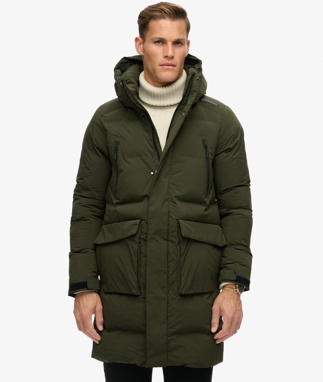 Hooded Longline Padded Jacket Hooded Longline Padded Jacket
