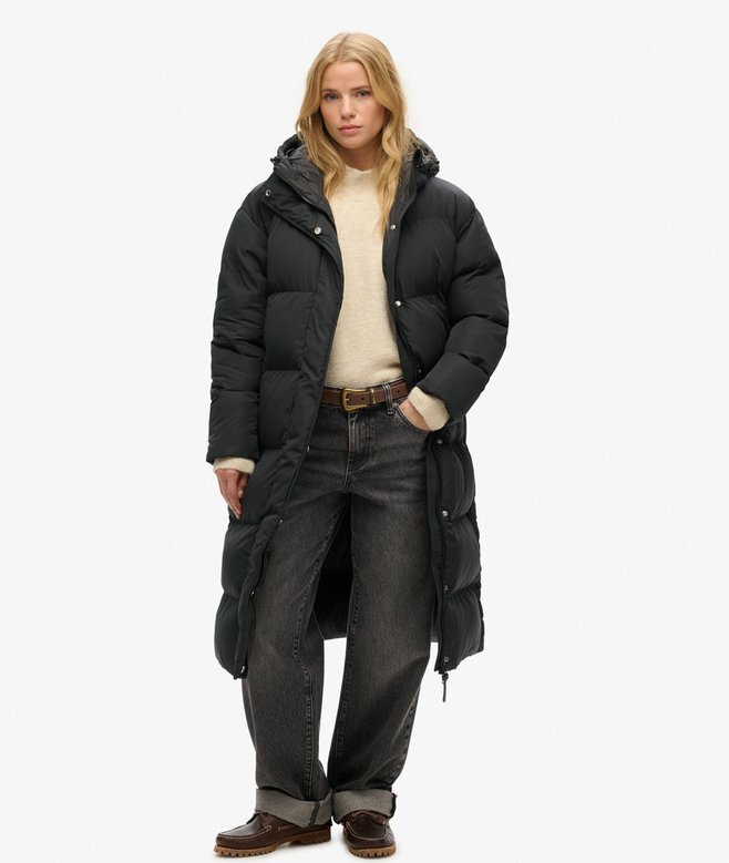 Hooded Longline Puffer Mantel Hooded Longline Puffer Mantel