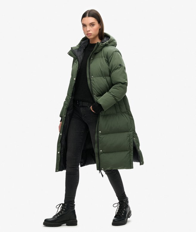 Hooded Longline Puffer Mantel Hooded Longline Puffer Mantel