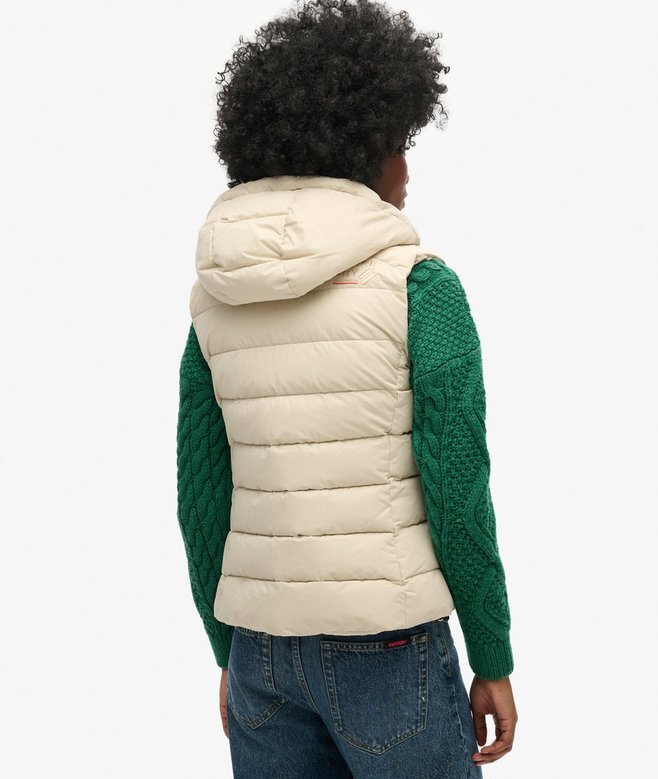 Hooded Microfibre Padded Gilet Hooded Microfibre Padded Gilet