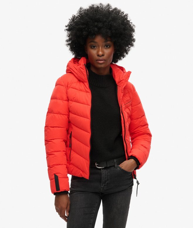 Hooded Microfibre Padded Jacket Hooded Microfibre Padded Jacket