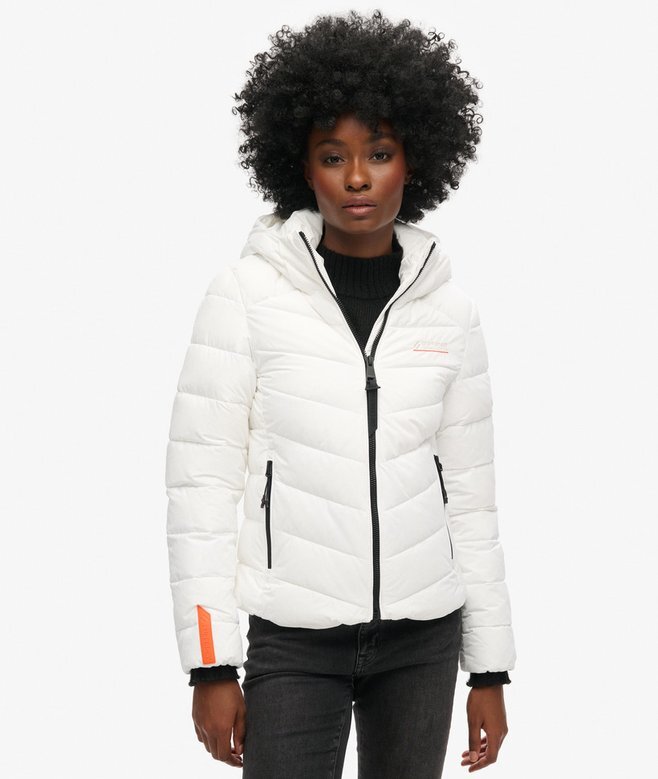 Hooded Microfibre Padded Jacket Hooded Microfibre Padded Jacket
