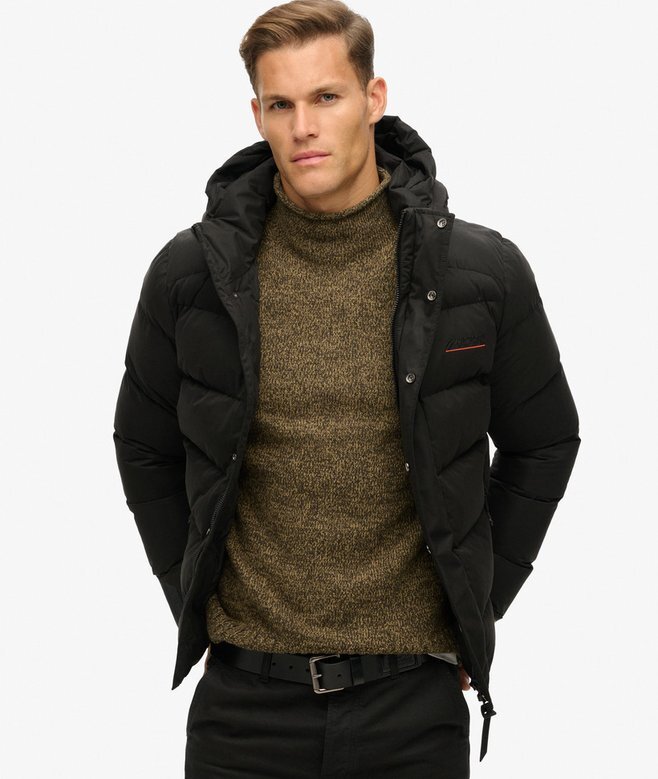 Hooded Microfibre Sport-Puffer-Jacke Hooded Microfibre Sport-Puffer-Jacke