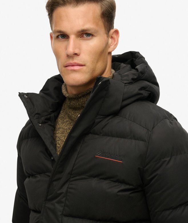 Hooded Microfibre Sport-Puffer-Jacke Hooded Microfibre Sport-Puffer-Jacke