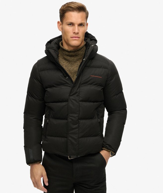 Hooded Microfibre Sport-Puffer-Jacke Hooded Microfibre Sport-Puffer-Jacke