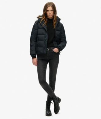 Hooded Midlayer-Jacke in Shorts-Version