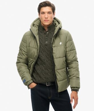 Hooded Puffer-Jacke