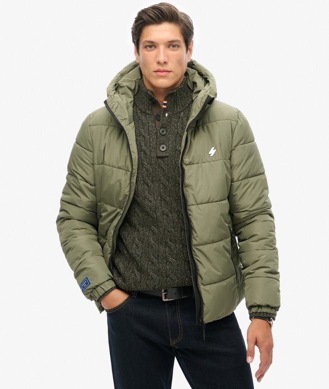 Hooded Puffer-Jacke Hooded Puffer-Jacke