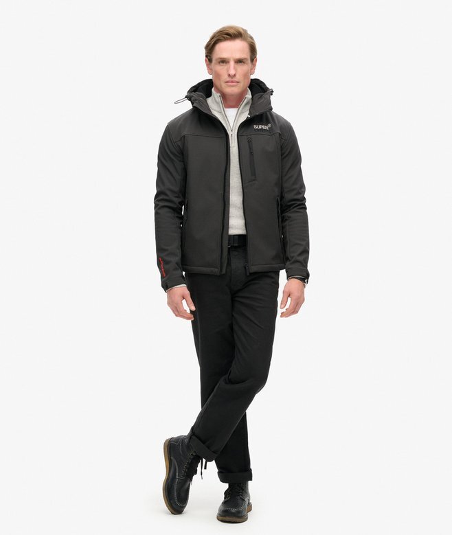 Hooded Ripstop-Softshell-Trekker-Jacke Hooded Ripstop-Softshell-Trekker-Jacke