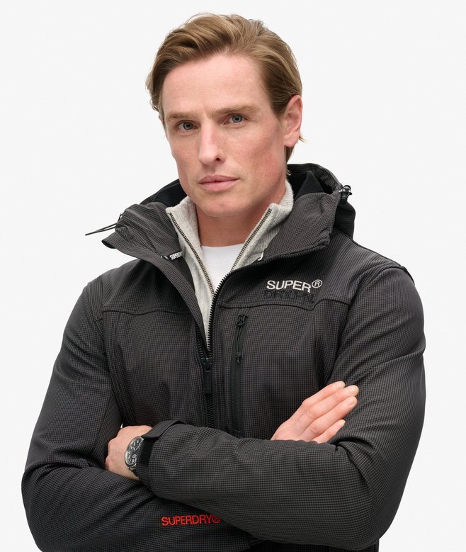 Hooded Ripstop-Softshell-Trekker-Jacke Hooded Ripstop-Softshell-Trekker-Jacke