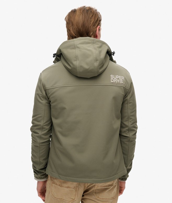 Hooded Ripstop-Softshell-Trekker-Jacke Hooded Ripstop-Softshell-Trekker-Jacke