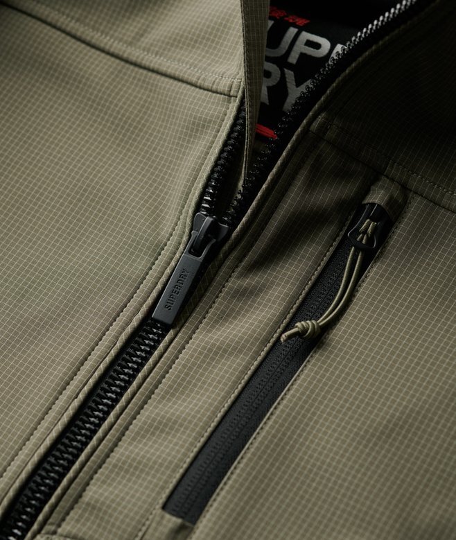 Hooded Ripstop-Softshell-Trekker-Jacke Hooded Ripstop-Softshell-Trekker-Jacke