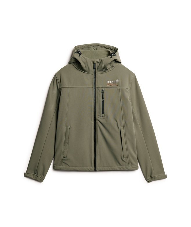 Hooded Ripstop-Softshell-Trekker-Jacke Hooded Ripstop-Softshell-Trekker-Jacke