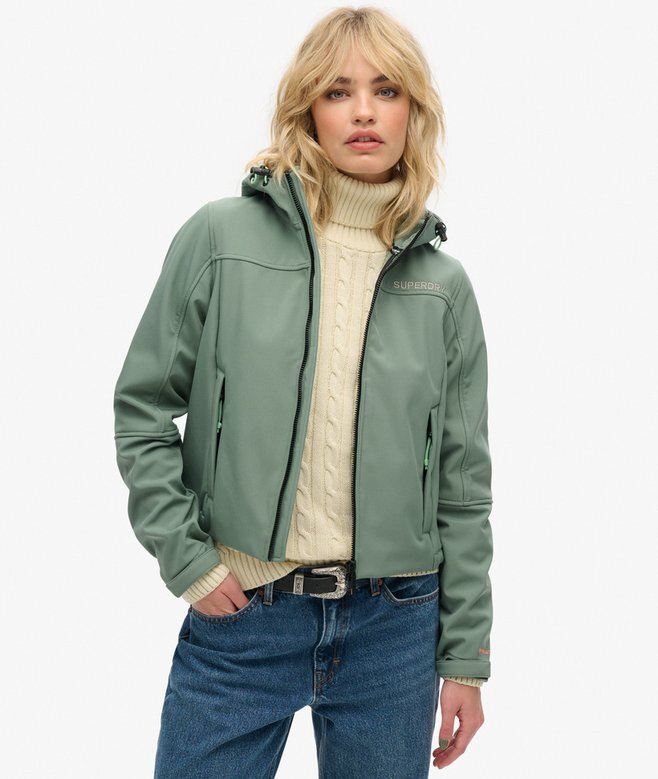 Hooded Softshell-Trekkerjacke Hooded Softshell-Trekkerjacke