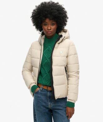 Hooded Spirit Sports Puffer-Jacke