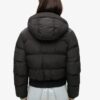 Hooded Sportliche Puffer-Bomberjacke