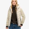 Hooded Storm Hybrid-Steppjacke mit Kapuze