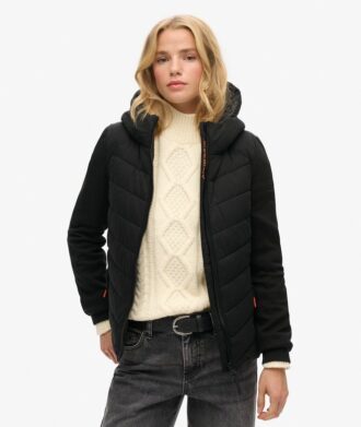 Hooded Storm Hybrid-Steppjacke mit Kapuze