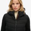Hooded Storm Hybrid-Steppjacke mit Kapuze