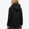 Hooded Storm Hybrid-Steppjacke mit Kapuze