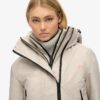 Hooded Windbreaker-Jacke mit Stickerei