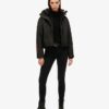 Hooded Windbreaker-Jacke mit Stickerei