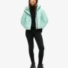 Hooded Windbreaker-Jacke mit Stickerei