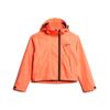 Hooded Windbreaker-Jacke mit Stickerei