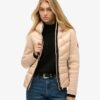 Hybrid-Jacke mit Kapuze aus Storm-Strick