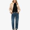 Hybrid-Jacke mit Kapuze aus Storm-Strick