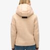 Hybrid-Jacke mit Kapuze aus Storm-Strick