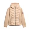 Hybrid-Jacke mit Kapuze aus Storm-Strick
