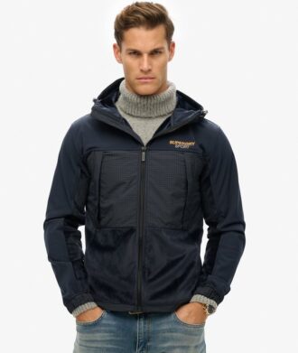 Hybrid-Trekker-Jacke mit Kapuze