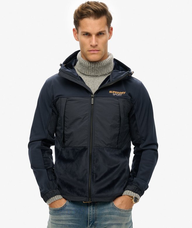 Hybrid-Trekker-Jacke mit Kapuze Hybrid-Trekker-Jacke mit Kapuze