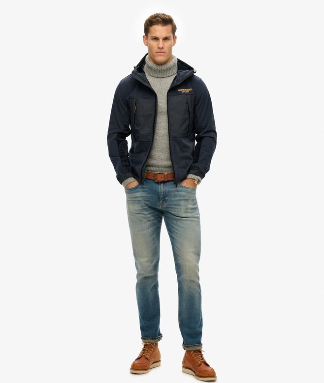 Hybrid-Trekker-Jacke mit Kapuze Hybrid-Trekker-Jacke mit Kapuze