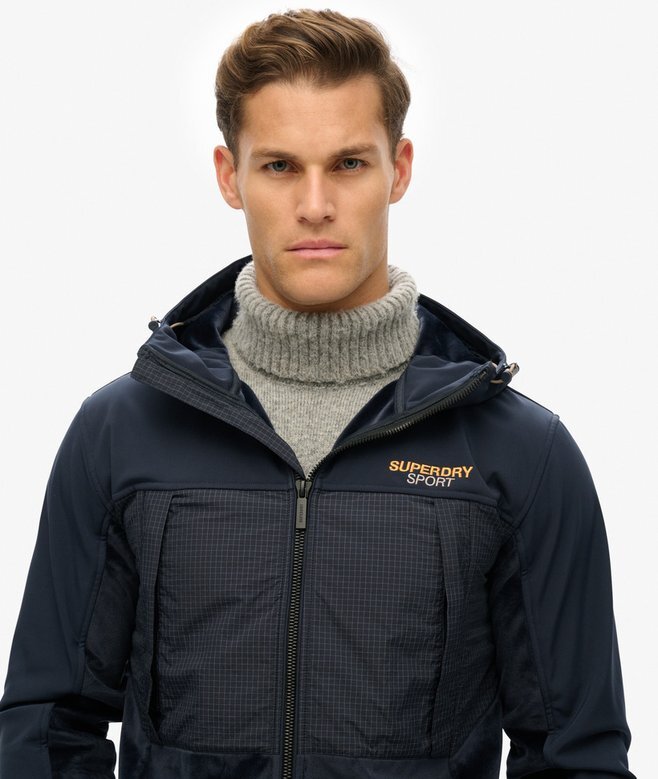 Hybrid-Trekker-Jacke mit Kapuze Hybrid-Trekker-Jacke mit Kapuze