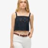 Ibiza besticktes Cami-Oberteil Ibiza besticktes Cami-Oberteil