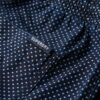 Indigo Bermuda-Shorts mit Punktmuster Indigo Bermuda-Shorts mit Punktmuster