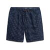 Indigo Bermuda-Shorts mit Punktmuster Indigo Bermuda-Shorts mit Punktmuster