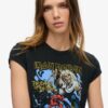 Iron Maiden X Superdry T-Shirt mit Flügelärmeln Iron Maiden X Superdry T-Shirt mit Flügelärmeln