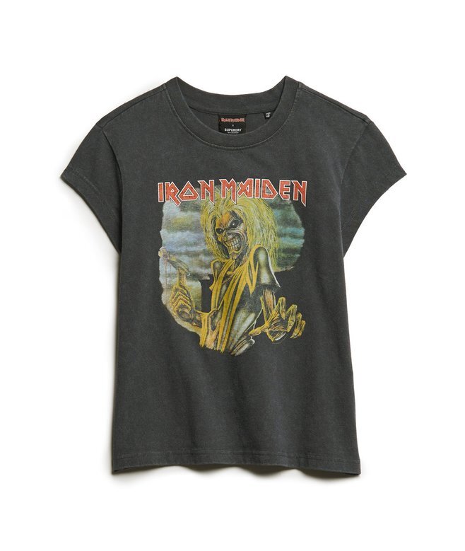 Iron Maiden X Superdry T-Shirt mit Flügelärmeln Iron Maiden X Superdry T-Shirt mit Flügelärmeln