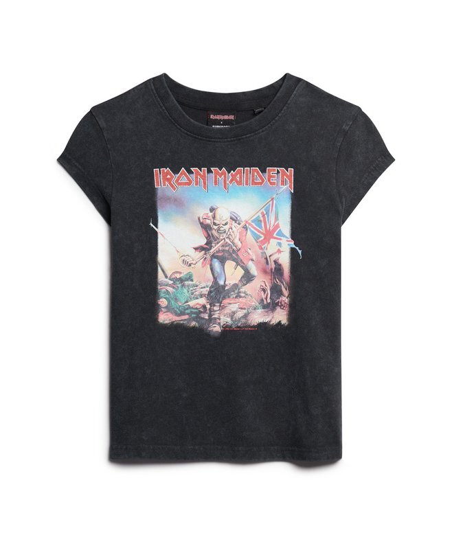 Iron Maiden X Superdry T-Shirt mit Flügelärmeln Iron Maiden X Superdry T-Shirt mit Flügelärmeln