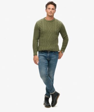Jacob-Pullover mit Zopfmuster Jacob-Pullover mit Zopfmuster