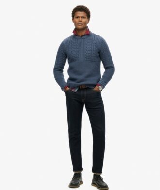 Jacob-Pullover mit Zopfmuster Jacob-Pullover mit Zopfmuster