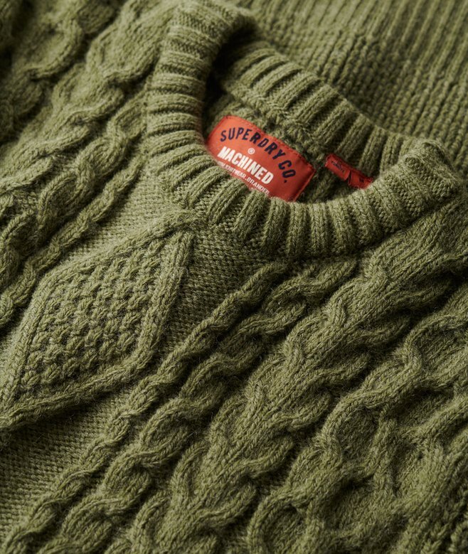 Jacob-Pullover mit Zopfmuster Jacob-Pullover mit Zopfmuster