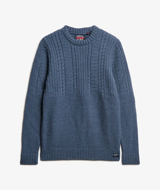Jacob-Pullover mit Zopfmuster Jacob-Pullover mit Zopfmuster