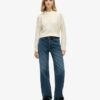 Jeans aus Organic Cotton mit weitem Bein Jeans aus Organic Cotton mit weitem Bein