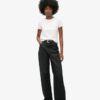 Jeans aus Organic Cotton mit weitem Bein