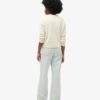 Jeans aus Organic Cotton mit weitem Bein